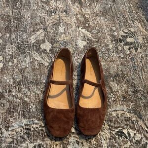 Madewell Brown Suede Flats